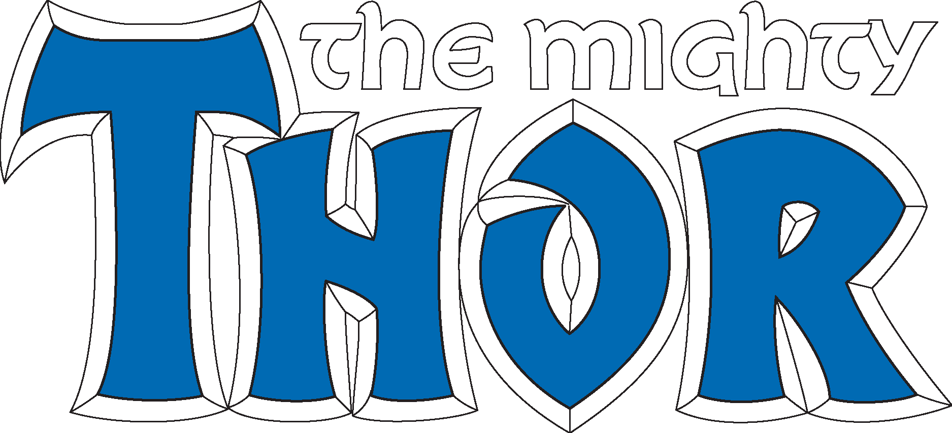 The Mighty Thor Logo Vector Logo